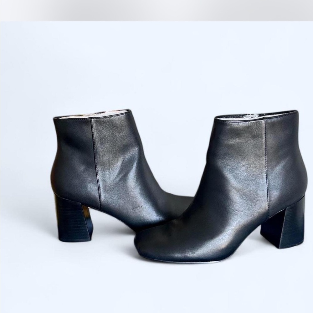 Luxury Italy Black Leather boots ♠️ - Picture 3 of 6